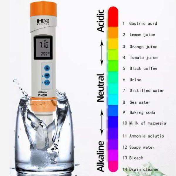 HM DIGITAL PH-200 เครื่องวัดค่าความเป็นกรดด่าง │pH Meter